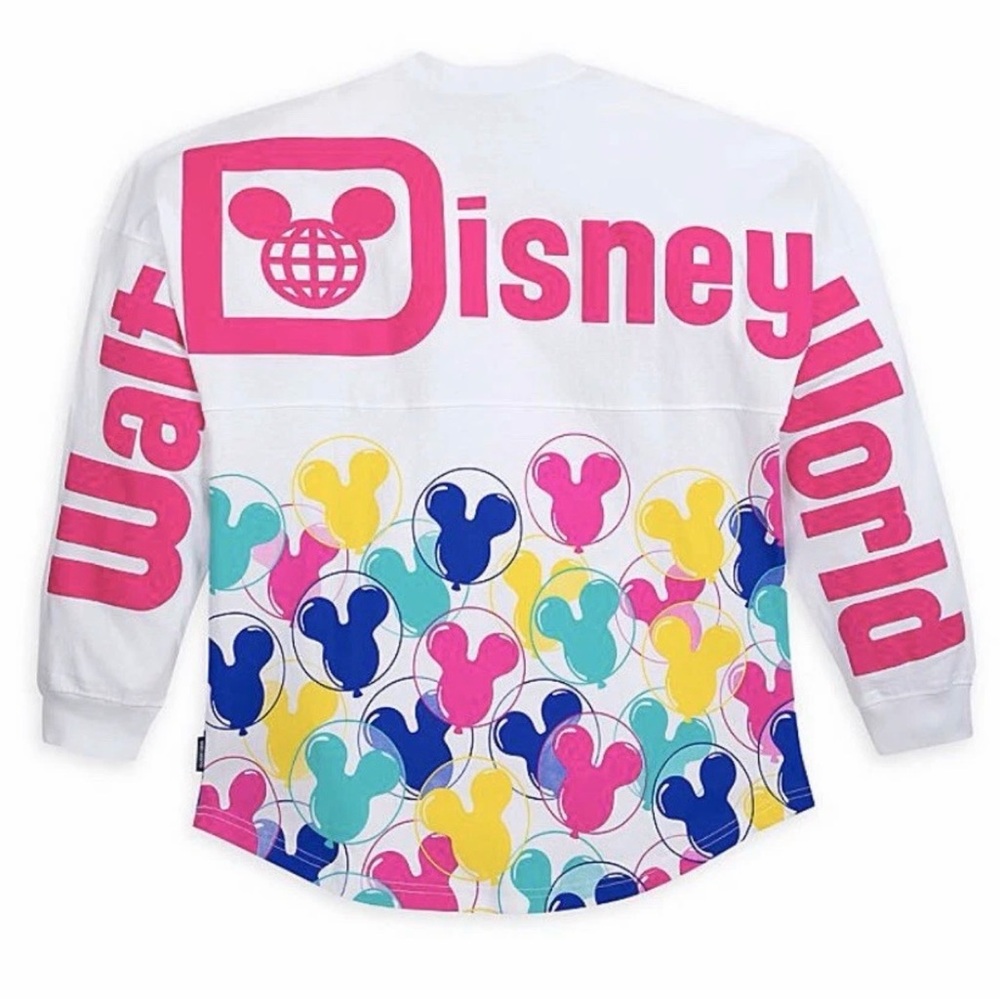 2020 Disney World Mickey Balloon Spirit Jersey White Size NWT S Small